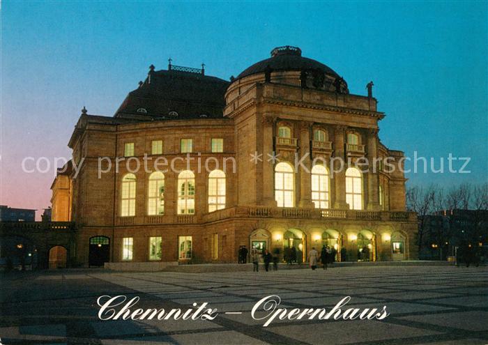 Chemnitz Opernhaus am Theaterplatz