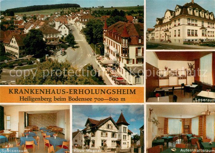 Heiligenberg Baden Krankenhaus Erholungsheim Speiseraum Haus Wagner Leseraum Auf