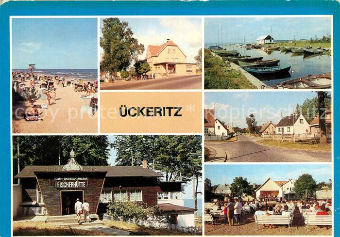 ueckeritz Usedom Strand Ratscafe Bootshafen Achterwasser Hauptstrasse Cafe Orien