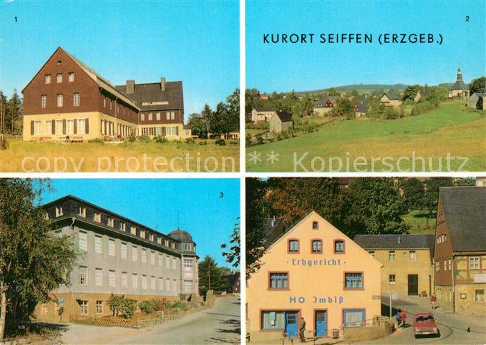 Seiffen Erzgebirge FDGB Erholungsheim Berghof Panorama Erzgebirg Spielzeugmuseum