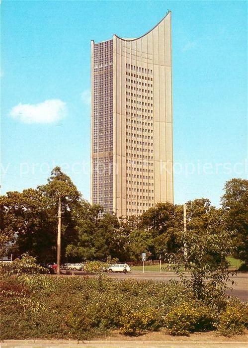 LEIPZIG Sachsen Hochhaus der Karl Marx Universitaet