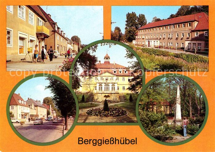 Berggiesshuebel Karl Marx Strasse Kurhaus Paul Linde Haus Postmeilensaeule