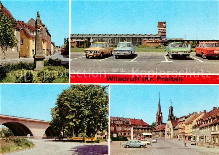 Wilsdruff Postsaeule Autobahn Raststaette Autobahnbruecke Markt