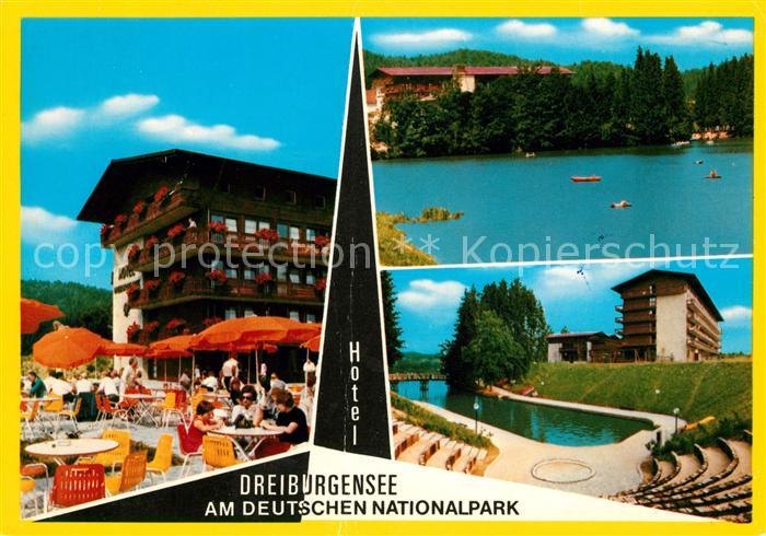 Tittling Ferienhotel Dreiburgensee am Dt Nationalpark Terrasse