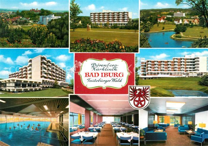 Bad Iburg Doerenberg Kurklinik Teilansichten Hallenbad Speise und Aufenthaltsrau