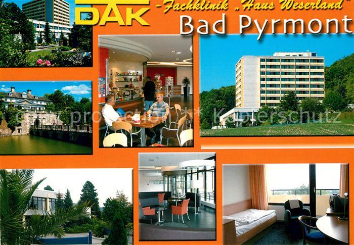 Bad Pyrmont DAK Fachklinik Haus Weserland Teilansichten Gastraum Zimmer