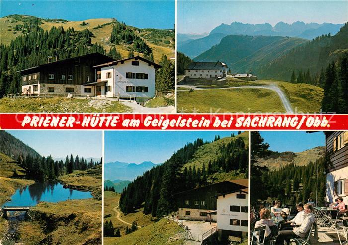 Sachrang Chiemgau Priener Huette am Geigelstein Teilansichten
