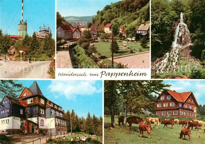 Pappenheim Thueringen Gr Inselsberg Platz der DSF Trusetaler Wasserfall Spiessbe