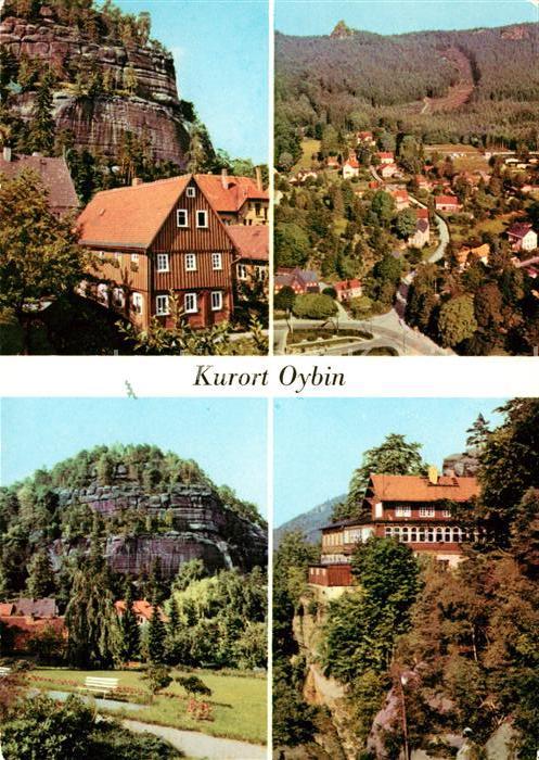 Oybin Sachsen Berg Oybin Blick vom Ringweg HOG Berg Oybin