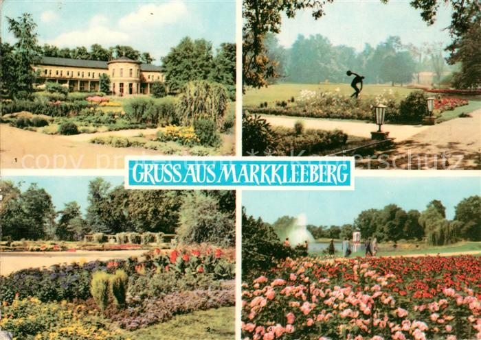 Markkleeberg HO Parkgaststaette Park mit Pavillon