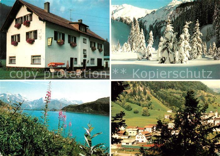 Kloesterle Vorarlberg Haus Haller Seeblick Winteridyll Panorama