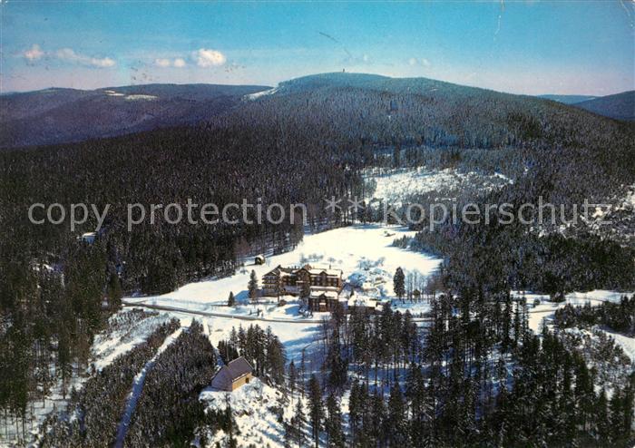 Sand Buehl Plaettig Hotel Fliegeraufnahme mit den Buehler Hoehen