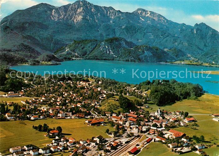 Kochel See Fliegeraufnahme mit Herzogstand
