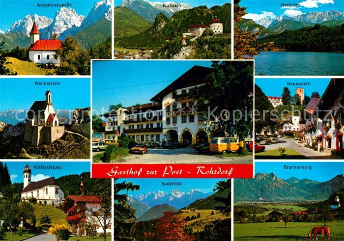 Rohrdorf Inn Antoniuskapelle Kufstein Hechtsee Wendelstein Neubeuern Kiefersfeld