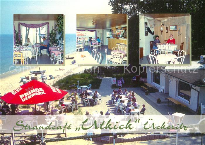ueckeritz Usedom Strandcafe Restaurant Utkick Terrasse