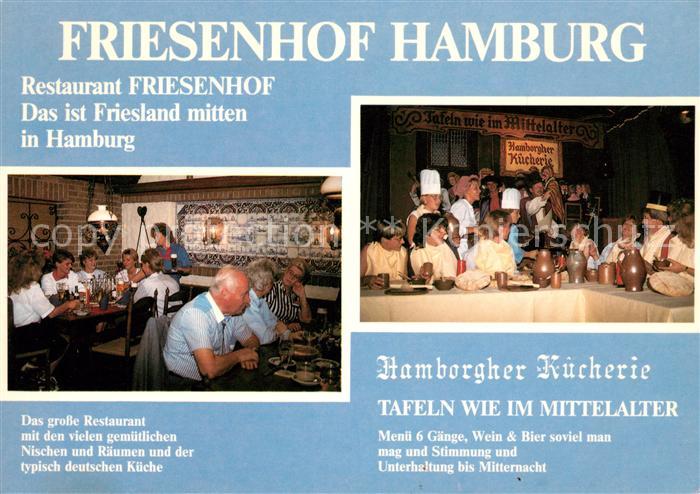 Hamburg Restaurant Friesenhof und Hamborgher Kuecherie