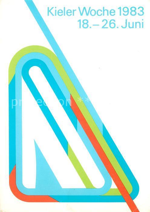 KIEL  CITY Kieler Woche 1983 Emblem