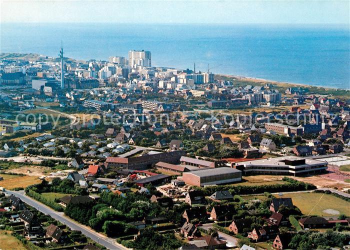 Westerland Sylt Fliegeraufnahme von Nordosten
