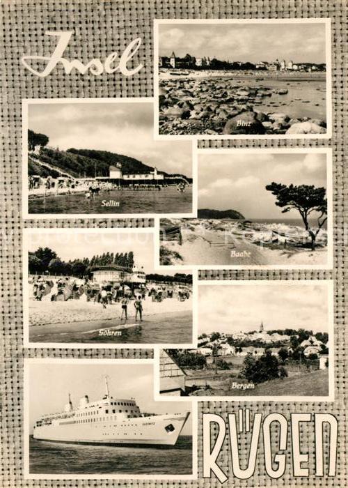 Insel Ruegen Sellin Binz Goehren Baabe Bergen