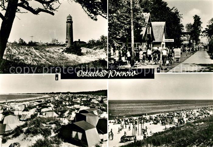 Prerow Ostseebad Leuchtturm Campingplatz Strandpromenade