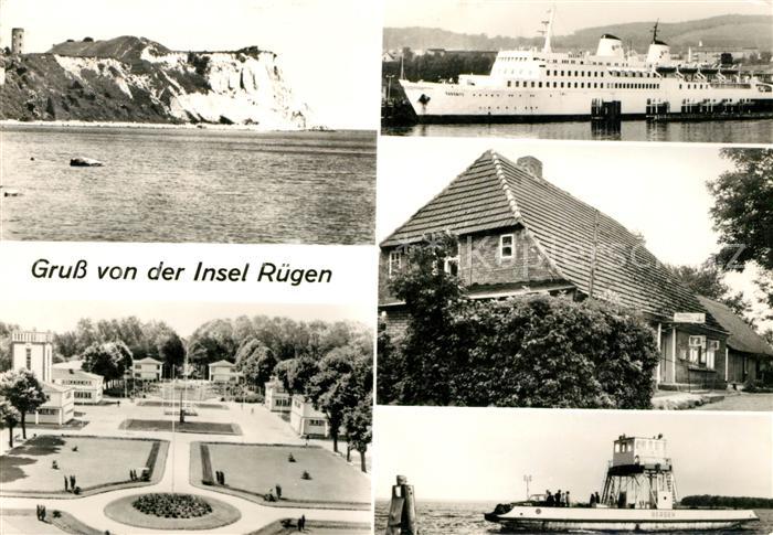 Insel Ruegen Kap Arcona Faehrschiff Sassnitz Vitt Wittover Faehre Wiek