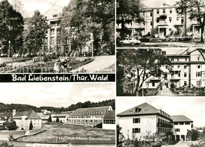 Bad Liebenstein Kurhaus Kurheim Olga Bernhard Heinrich Else Mann Sanatorium
