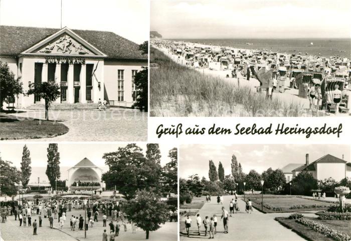 Heringsdorf Ostseebad Usedom Strandpromenade Kulturhaus Konzerthalle Park