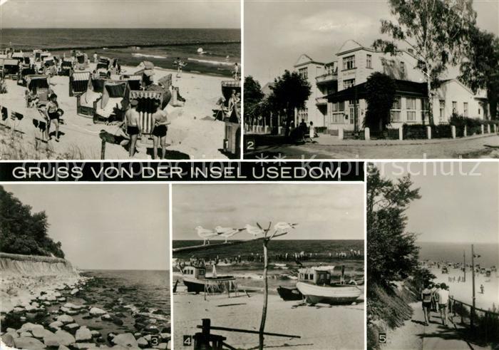 Insel Usedom Strand FDGB Erholungsheim Zur Ostsee Koelpinsee Streckelberg