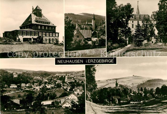 Neuhausen Erzgebirge Schloss Panorama Schwartenberg