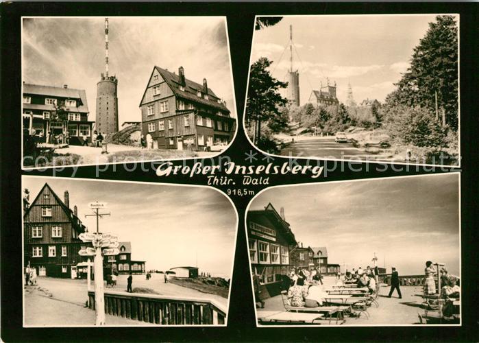 Grosser Inselsberg Aussichtsturm Fernsehturm Gaststaette