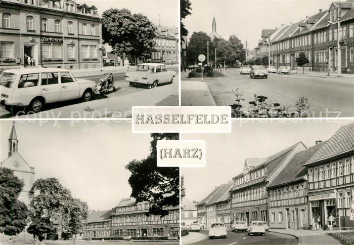 Hasselfelde FDGB Ferienheim Zur Krone Breite Strasse Rathaus Markt