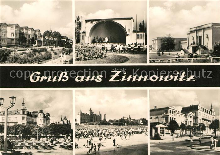 Zinnowitz Ostseebad Konzerthalle Strandpromenade Kurhaeuser