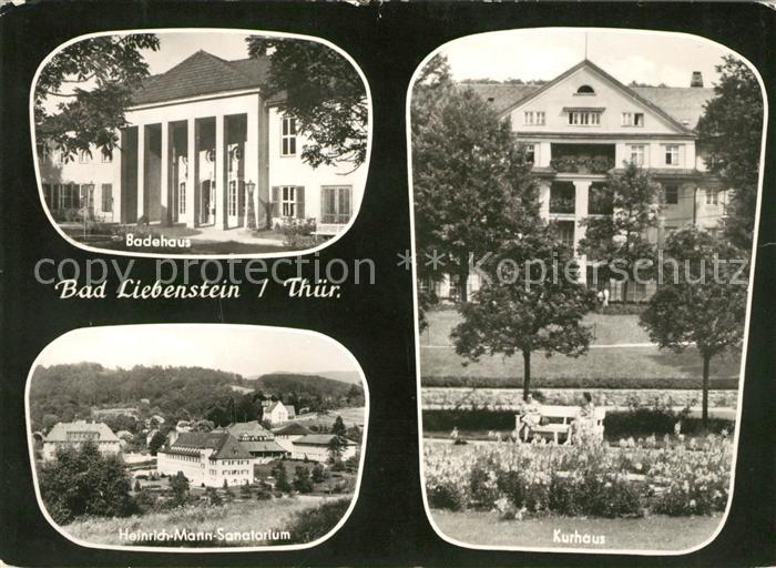 Bad Liebenstein Badehaus Kurhaus Heinrich Mann Sanatorium