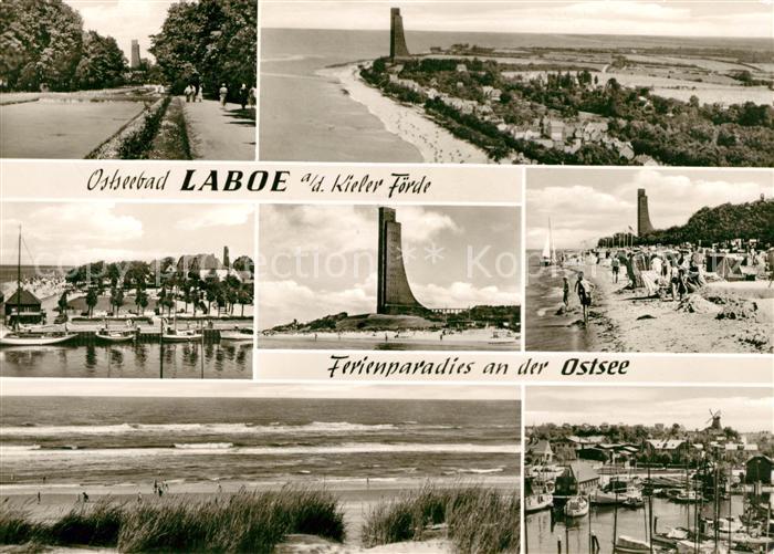 Laboe Ferienparadies Bootsanlegestelle Park