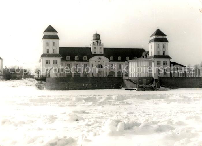 Binz Ruegen Kurhaus Winter