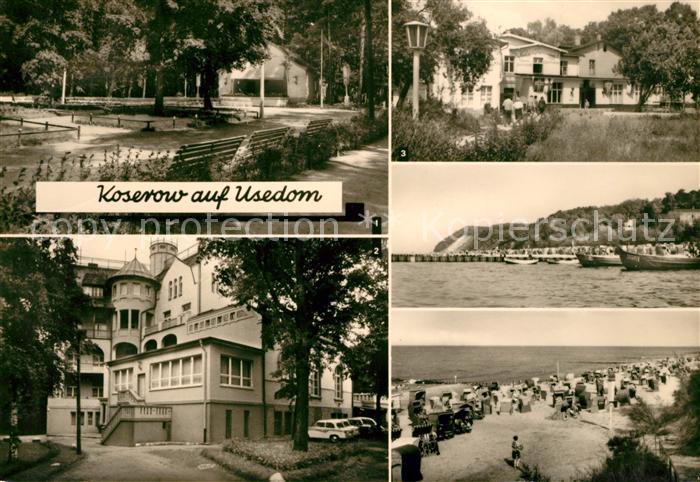 Koserow Ostseebad Usedom Kurplat FDGB Erholungsheim Walter Ulbricht Kelch Speise
