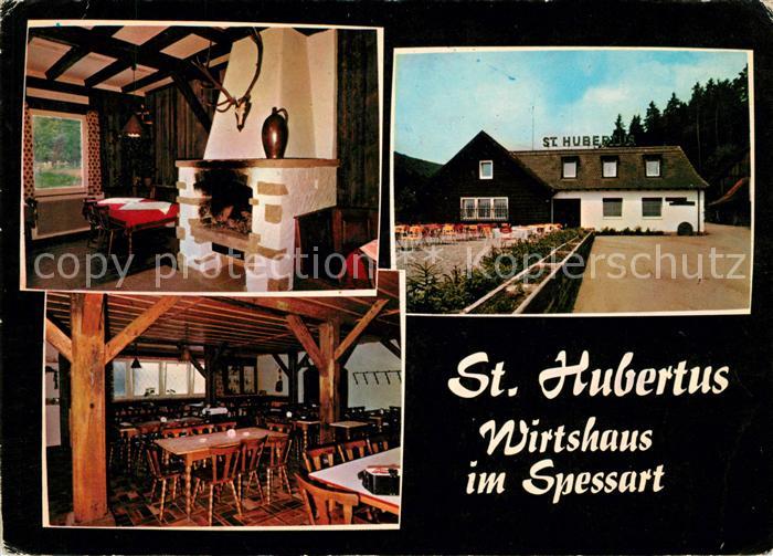 Windheim Hafenlohr Sankt Hubertus Wirtshaus im Spessart