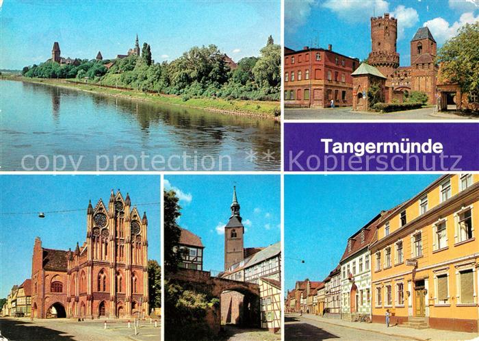 Tangermuende Neustaedter Tor Rathaus Rossfurt Leninstrasse