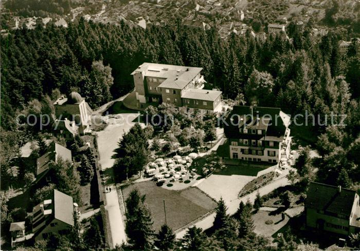 Wildbad Schwarzwald Fliegeraufnahme Bergbahnstation