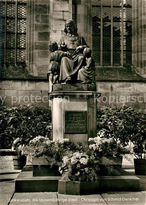 Dinkelsbuehl Christoph von Schmid Denkmal