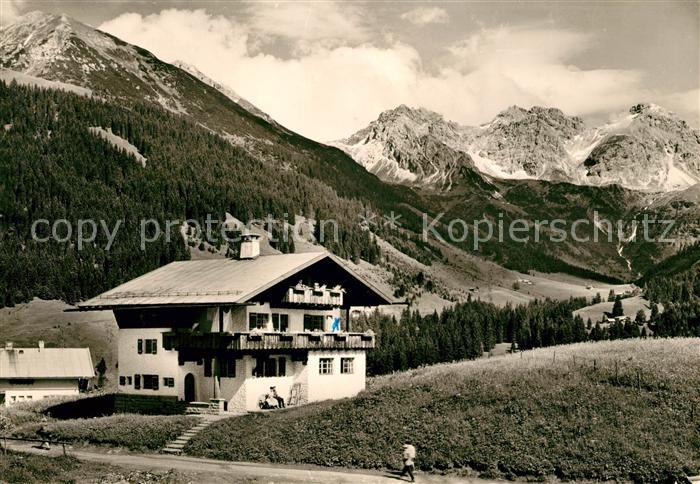 Mittelberg Kleinwalsertal Fremdenheim Franz Riezler