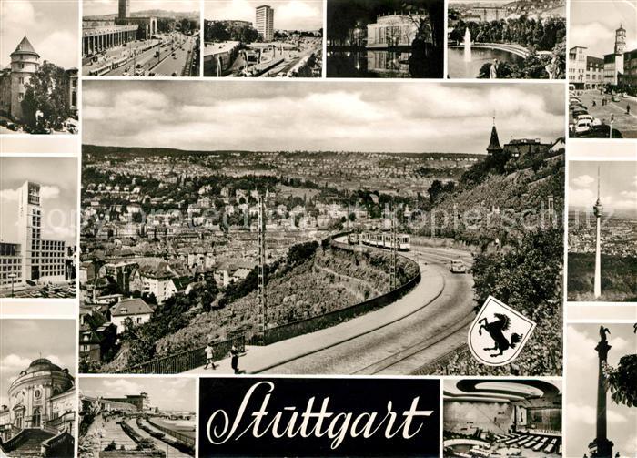 STUTTGART  CITY Bahnhof Fernsehturm Schloss