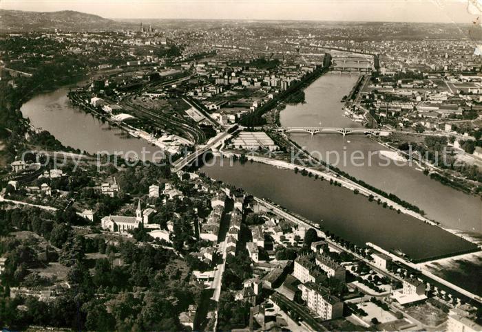 Lyon France Fliegeraufnahme