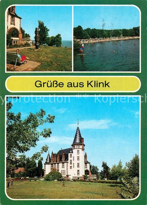 Klink Waren FDGB Erholungsheim Schloss Badestrand