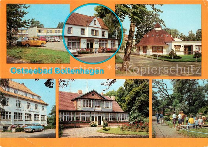 Boltenhagen Ostseebad Kurverwaltung Bar Pavillon Poliklinik Krankenhaus