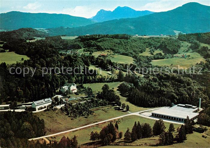 Bad Adelholzen Oberbayern Fliegeraufnahme Siegsdorf