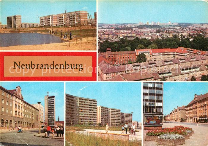 Neubrandenburg Ernst Thaelmann Strasse Panorama