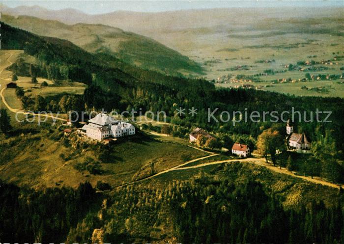 Maria Eck Fliegeraufnahme Wallfahrtsort