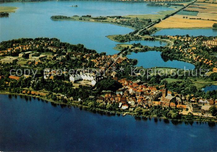 Ploen See Fliegeraufnahme Schloss Kirche