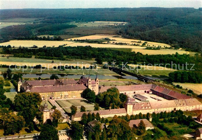 Corvey Fliegeraufnahme Reichsabtei